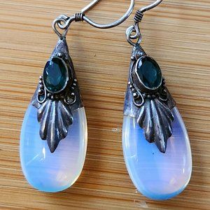 Moonstone Teardrop Earrings